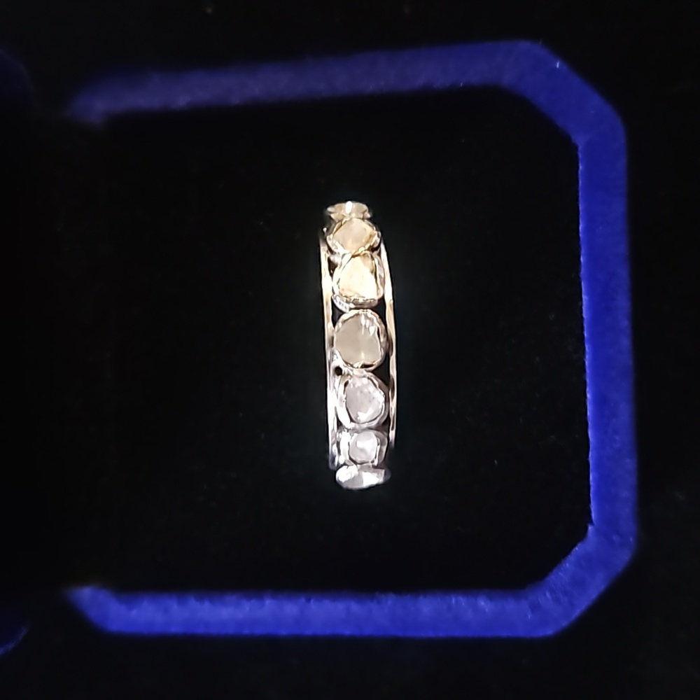 Polki Diamond Band Ring